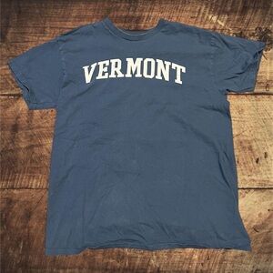 Figs Blue 'Vermont' Short Sleeve Tee